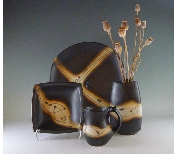 Loren Lukens stoneware